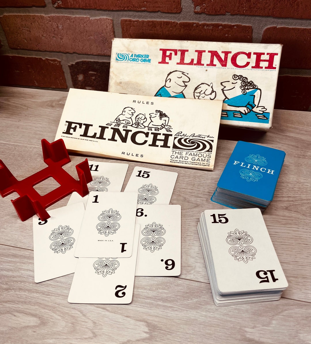 Vintage 1963 Flinch Card Game by Parker Brothers Etsy
