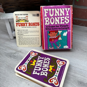 Vintage 1968 Funny Bones card game