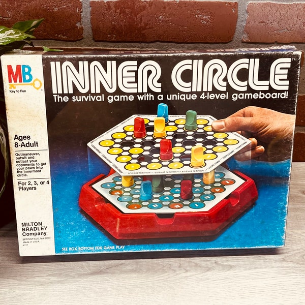 Vintage 1981 Inner Circle board game by Milton Bradley