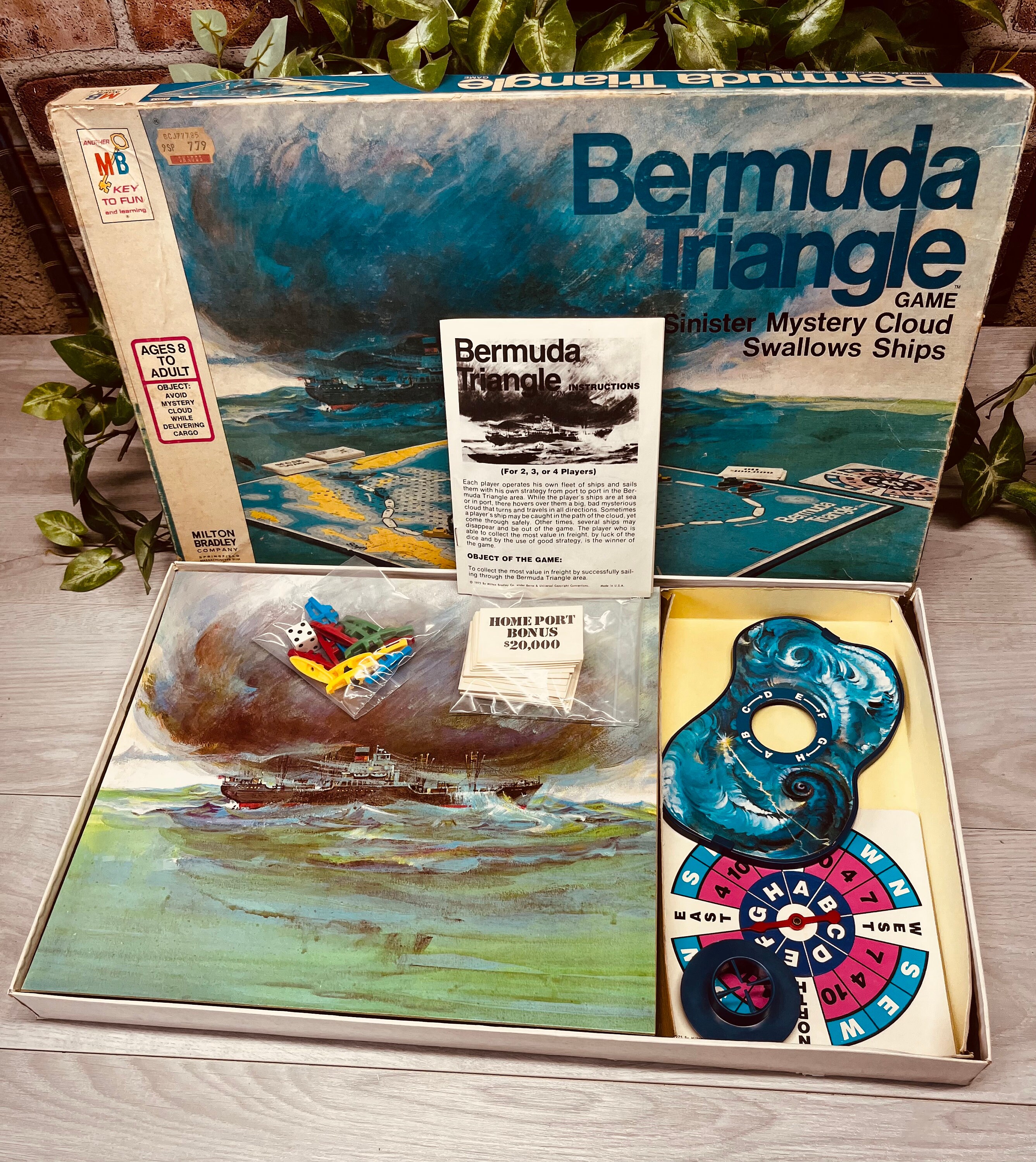 Vintage 1976 Bermuda Triangle Board Game Etsy
