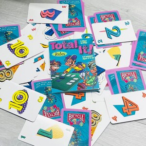 Antiguo juego de cartas "Total It" de 1999