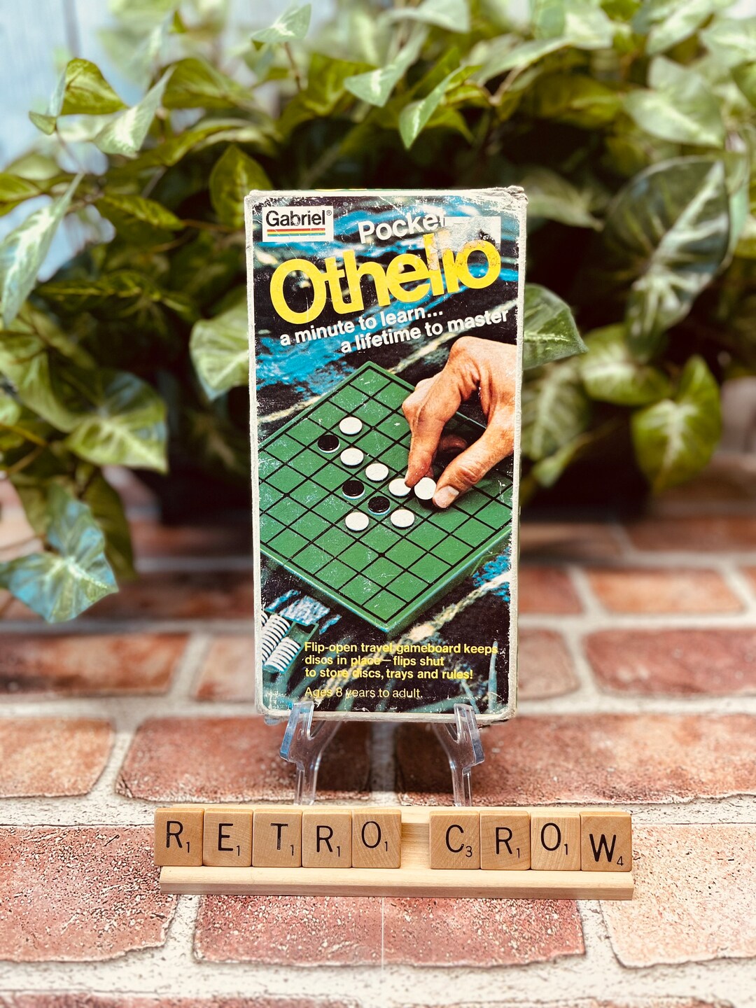 Vintage 1977 pocket Othello Board Game Etsy