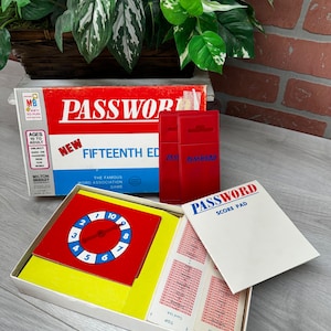 Vintage 1970 Passwort Brettspiel