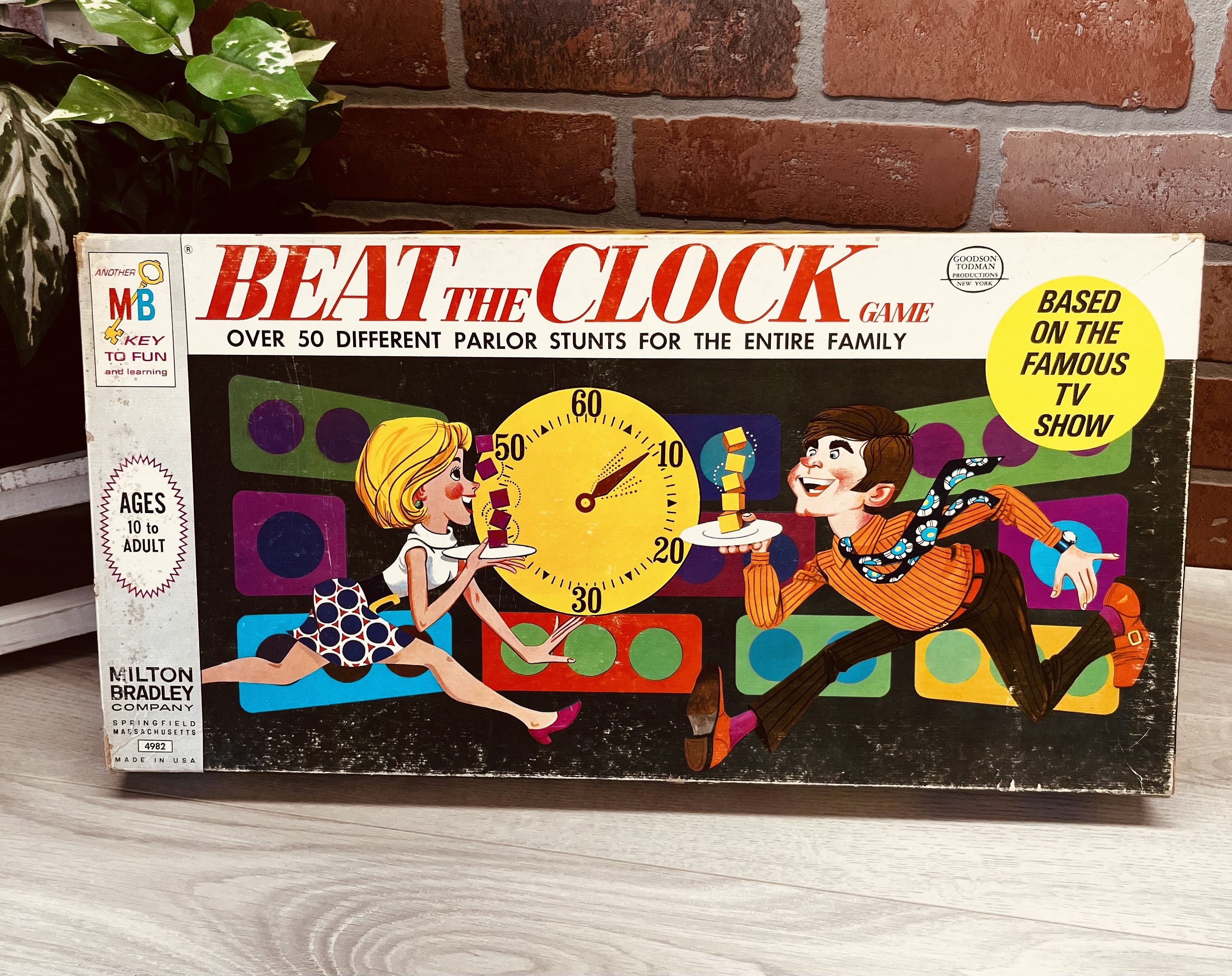 Vintage 1969 Beat the Clock Board Game Etsy