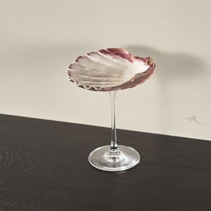 Handgefertigte Muschel-Martini-Gläser, Conch-Gläser, Strand-Weingläser, Coupe-Tasse, Muschel-Weingläser, beliebtes Strand-Hochzeitsgeschenk für Brautjungfern Bild 6