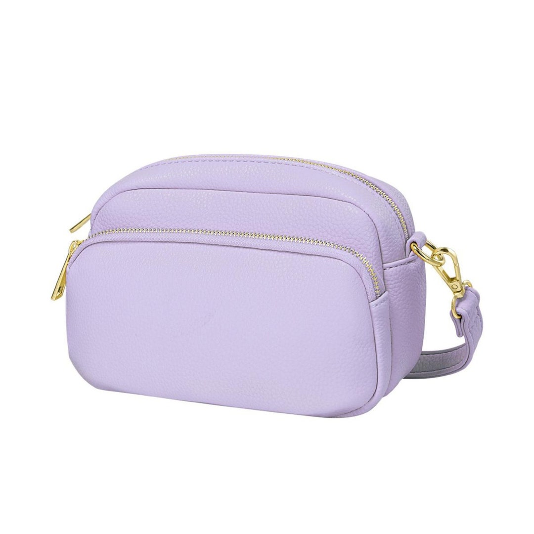 Lilac Shoulder Bag With Lots of Storage Space Etsy