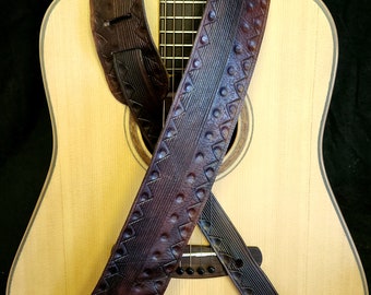 Handmade Leather Guitar straps Made In Africa.