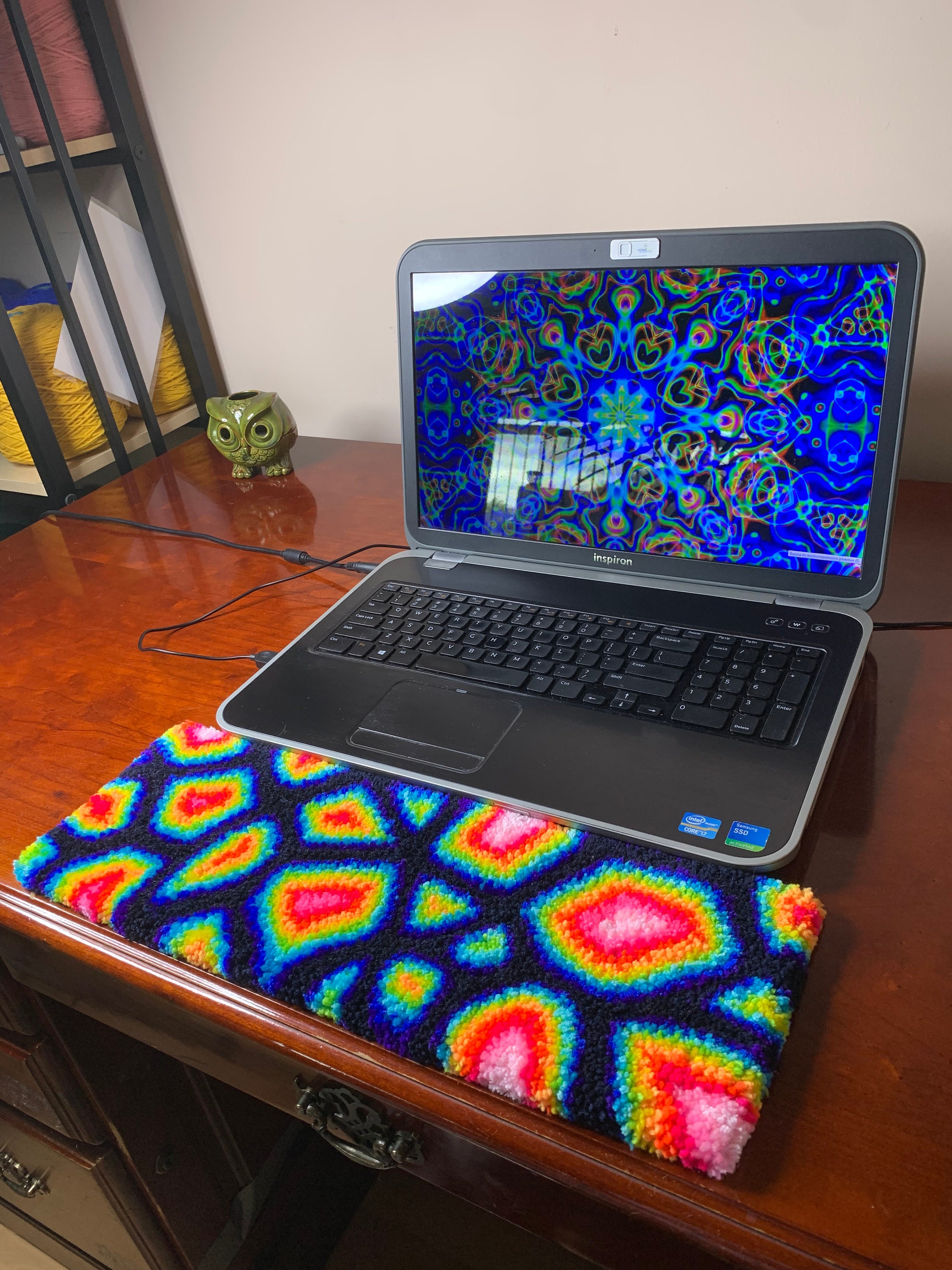 Keyboard Rug Fluffy Keyboard Rug Rainbow Keyboard Pad Rainbow Rug ...