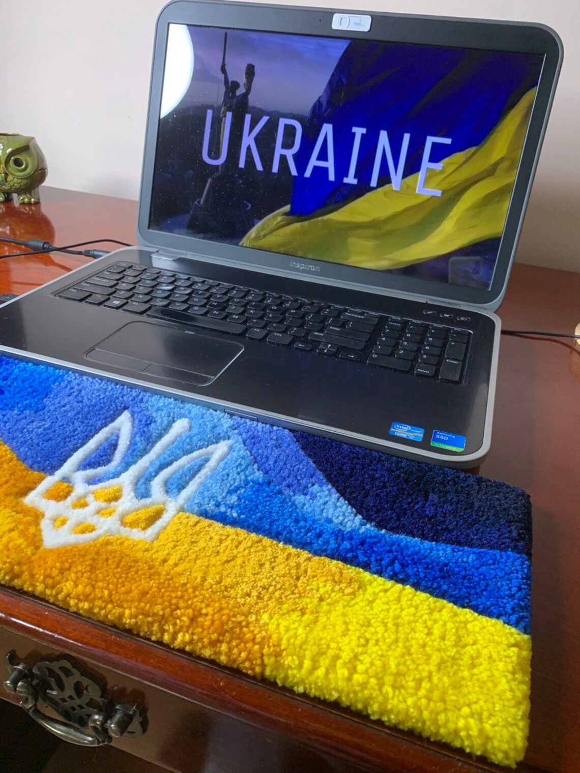 Wrist Rest Desk Rug Tufted Rug Wrist Rest Fluffy Keyboard Rug Etsy