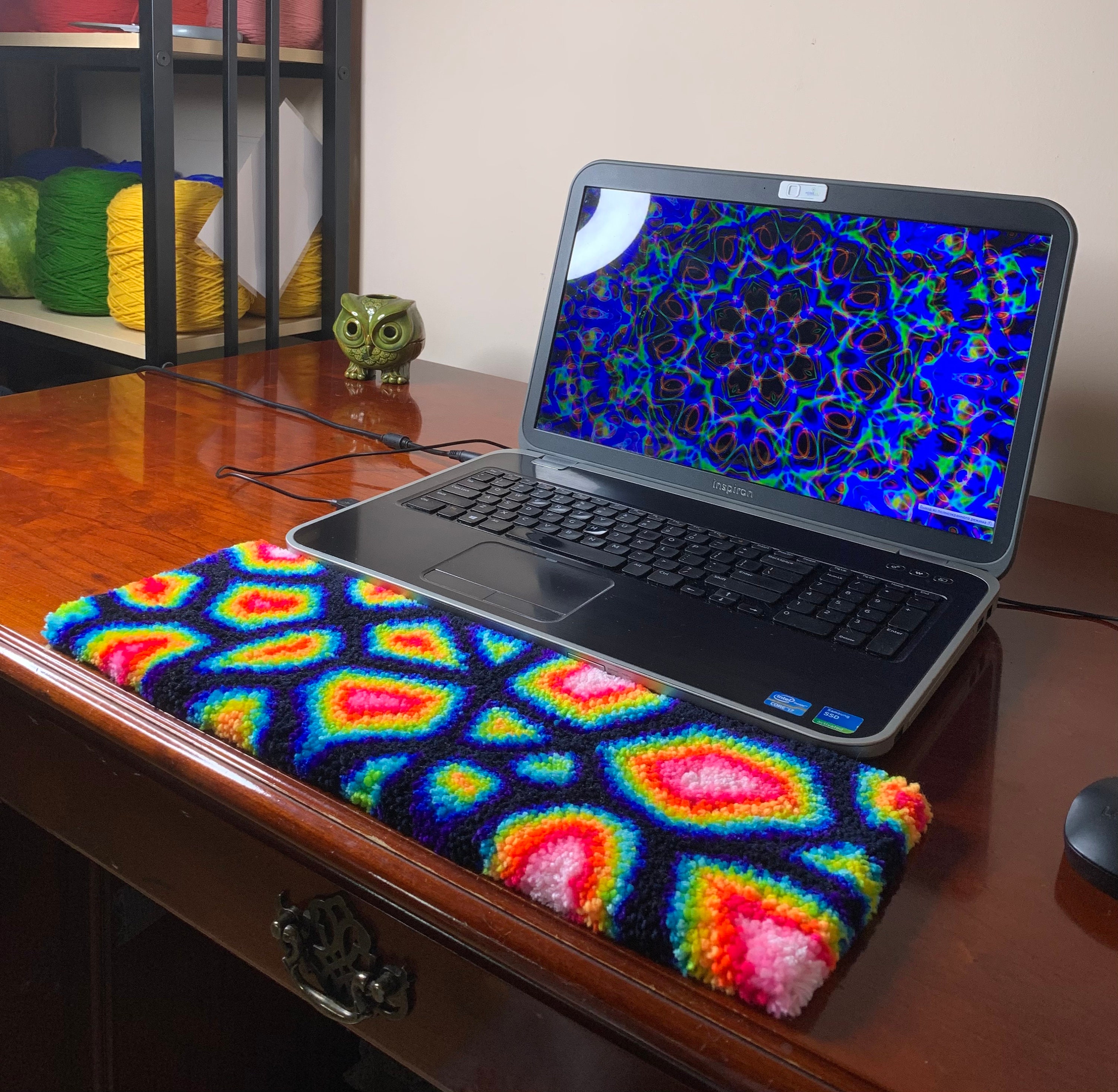 Keyboard Rug Fluffy Keyboard Rug Rainbow Keyboard Pad Rainbow Rug ...