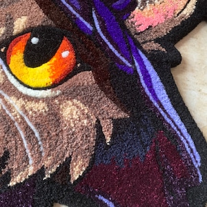 Halloween décor rug Halloween rug Pumpkin rug Halloween pumpkin fluffy Halloween gift Witchy Cat with pumpkin rug Cat rug Housewarming gift