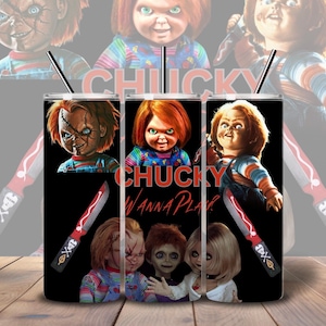 Chucky Inspired Tumbler PNG WRAP ONLY