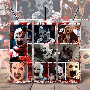 Terrifier, Art the Clown Inspired 20oz Tumbler PNG FILE ONLY
