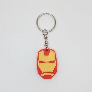 Iron Man Inspired Keychain Charm, Phone Charm, Keyring
