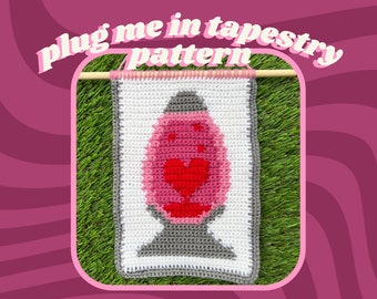 plug me in tapestry (crochet pattern)