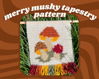 merry mushy tapestry (crochet pattern)