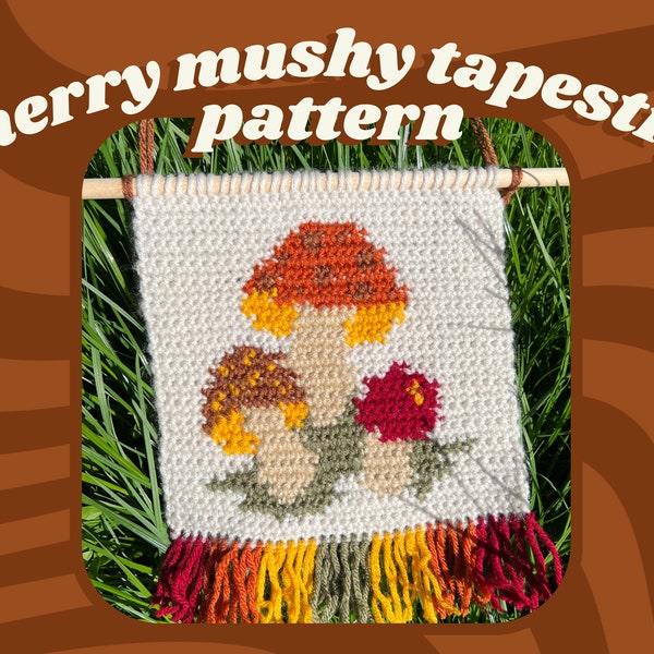 merry mushy tapestry (crochet pattern)