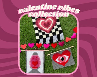 valentine vibes collection bundle (3 tapestry crochet patterns)