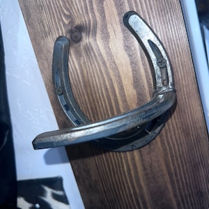 Horseshoe curtain tie back (right)