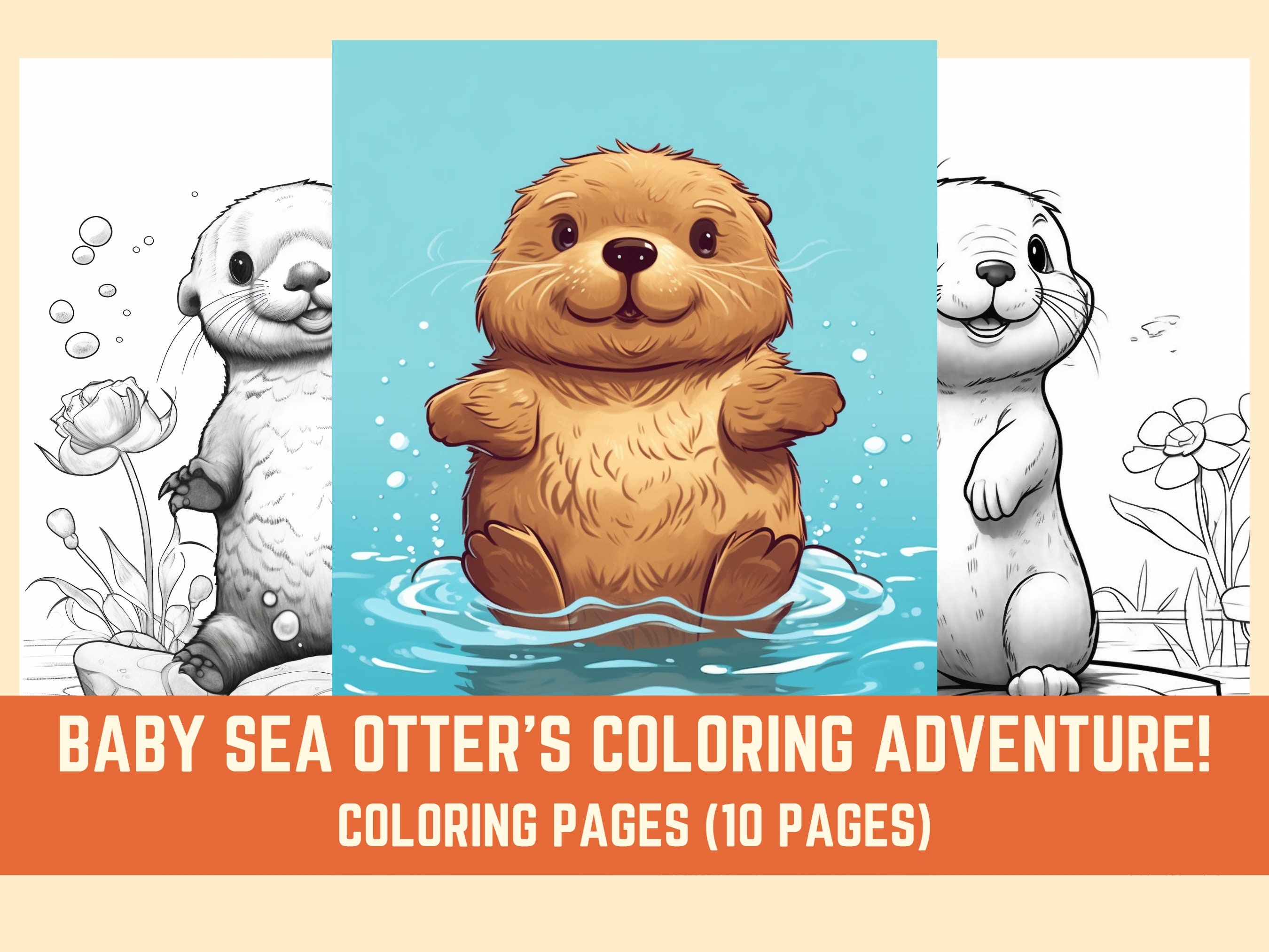 Sea Otter Coloring Book: A Cute Adult Coloring Book with 50+ Pages  Beautiful and Relaxing Otters Designs, Under The Sea, Perfect Otter Gifts  for Otter Lovers. by Studio JK Wixson