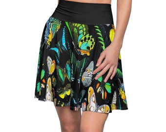 Butterfly Skirt ~ Butterfly Lover  ~ Skater Skirt ~ Dancer Skirt ~ Botanical Nature Lover ~ Bohemian Skirt ~ Flirty Skirt ~ Festival Skirt