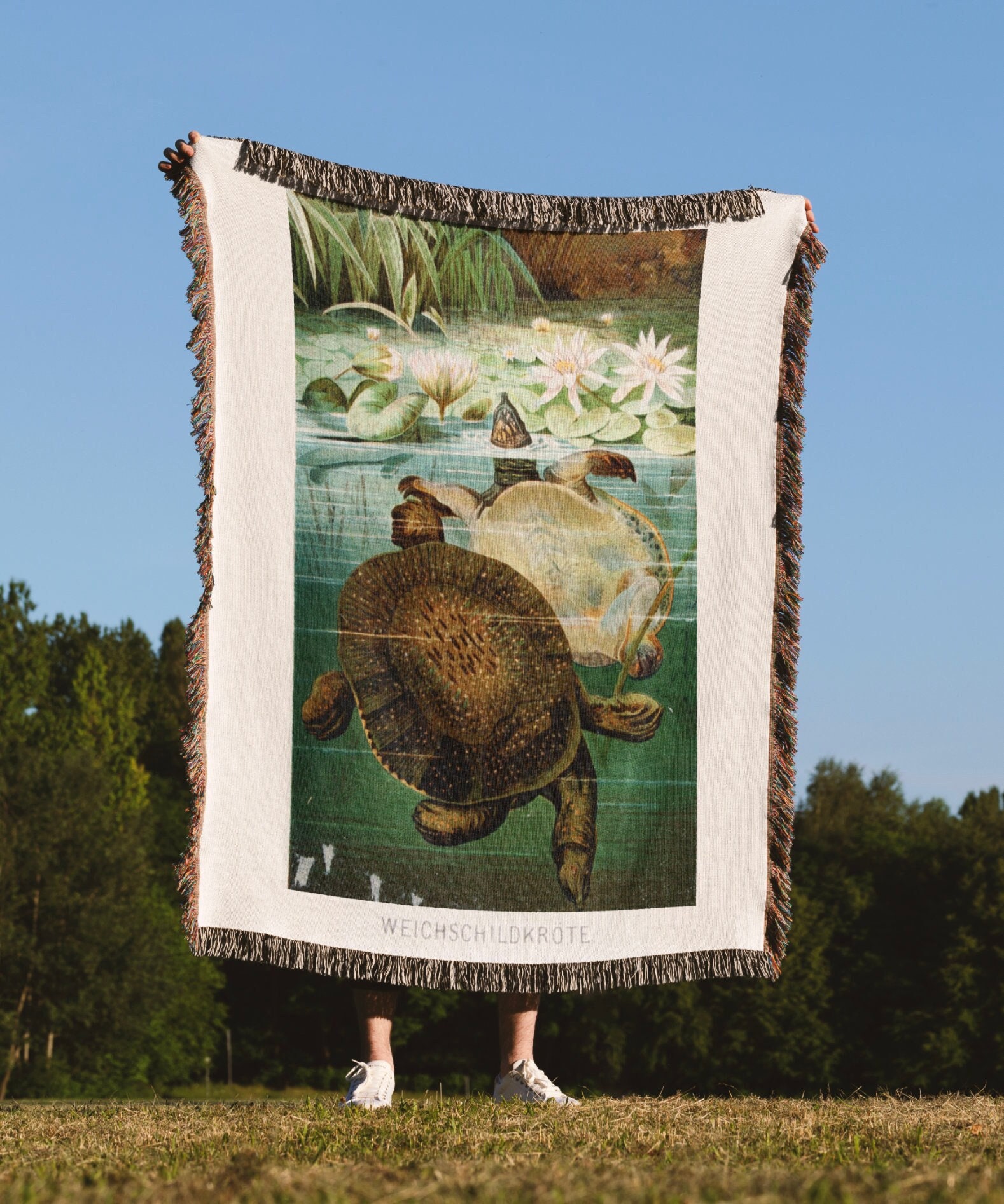 Sea turtle throw blanket sale
