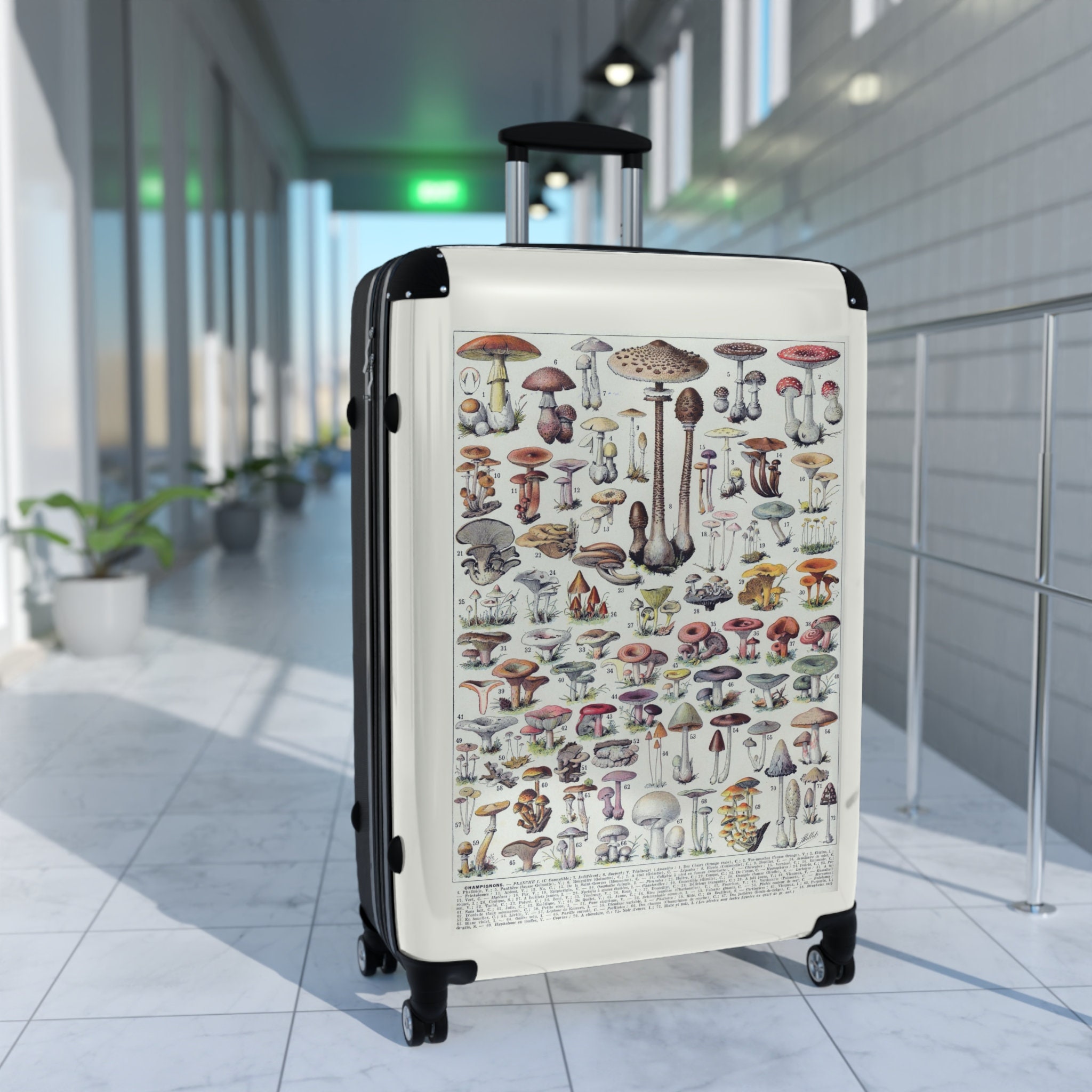 Mushrooms Lover Suitcase, Travel Suitcases