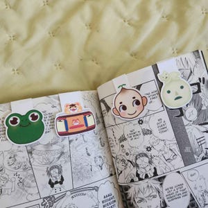 Magnetic Bookmarks: Smiski, Frog, Tiger Balm, Sonny Angel