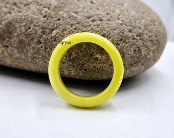 Polished Yellow Quartz Ring: Polished Gemstone
