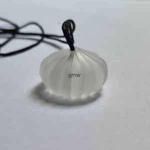 Frosted Rock Crystal Quartz Carving Pendant Necklace: Natural Energy Balancing