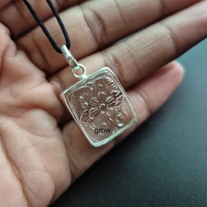 Natural Rock Crystal Quartz Carving Pendant Necklace: EMF Shielding