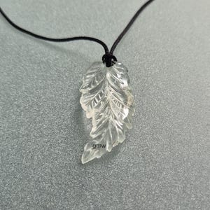 Natural Rock Crystal Quartz Pendant Necklace