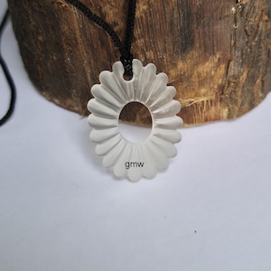 Frosted Rock Crystal Quartz Carving Pendant Necklace: Natural Energy Balancing