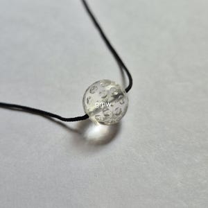 Carved Rock Crystal Quartz Pendant Necklace: EMF Shielding