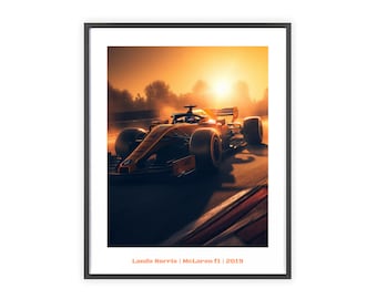 McLaren F1 Auto | Lando Norris #4 | Hohe Qualität | Druckbare Bilder