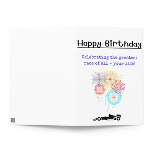 Carte de joyeux anniversaire de formule 1 | Cadeau | Amateurs de Formule 1 | Carte d'anniversaire F1 | Carte d'anniversaire A5 | F1 |