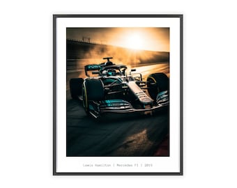 Mercedes F1 Auto | Lewis Hamilton #44 | Hohe Qualität | Druckbare Bilder