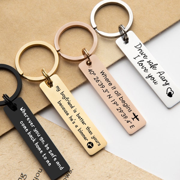 Personalized Keychain - Etsy