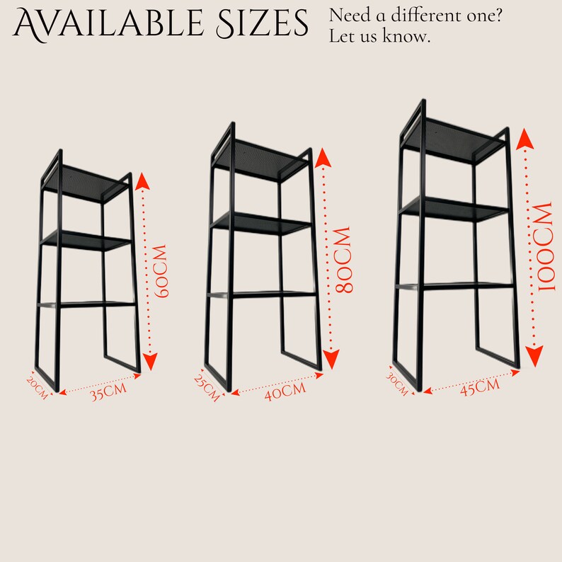 Metal Bookcase Industrial Loft Bookshelf Modern Bookcase Etsy