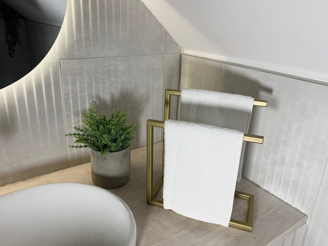 Countertop Towel Stand Kitchen & Bathroom Towel Rack Small - Etsy