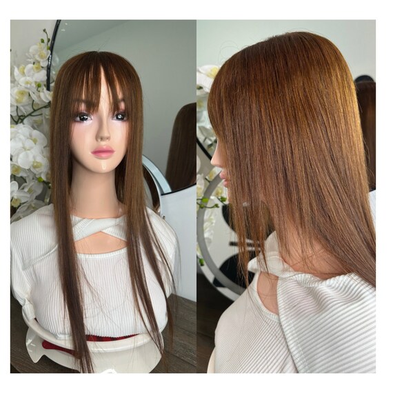Monofilament synthetic wig topper deals
