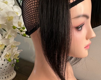 Lavia - Handmade real hair side bangs clips, sideburns covers, dye and heat tools OK - Best for effortless changing hair styles