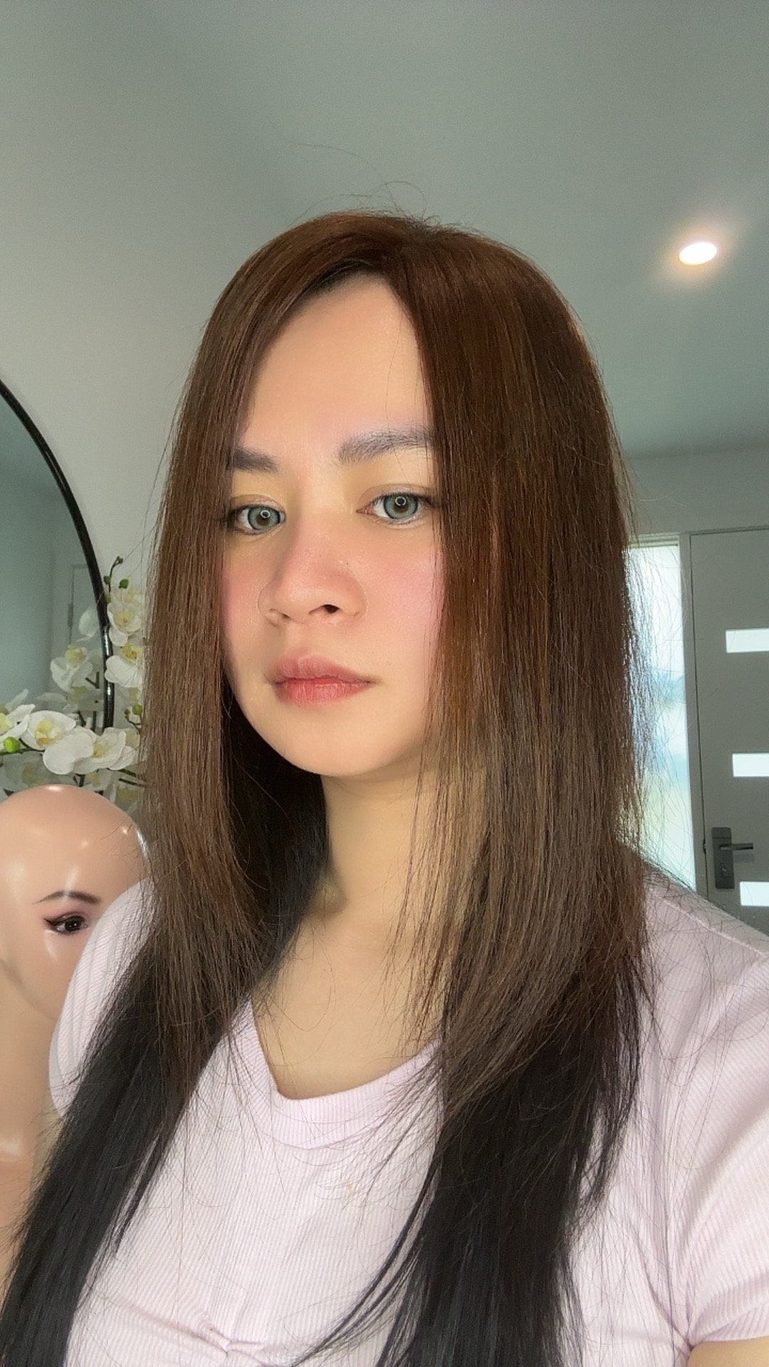 Haar-Topper Mit Seitlichem Pony – Anklippbar, Für Mehr Volumen, 40,6 Cm, Hellbraun
