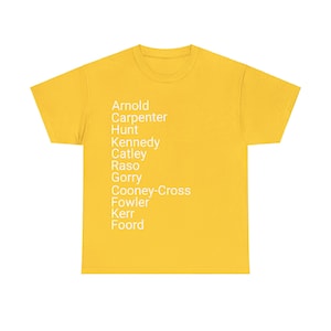 Classic Matilda&#39;s Line Up T-Shirt - Any classic line-up made message the store