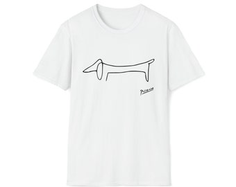 Picasso Dog Print T-Shirt