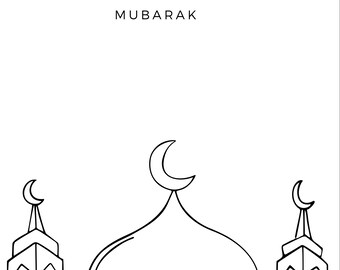 Ramadan colouring in sheet