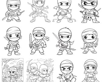 Color The Ninjas!: Ninja Coloring Book With Over 25 Ninjas to Color! Ninja Activity Book for Kids. Ninja Coloring Books for Boys and Girls. A Great Ninja Activity Book for Boys and Girls. If You Love Ninjas, You Will Love This! [Book]