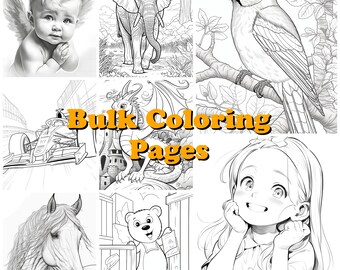 10 Coloring Page Titles for 60% less. Bulk order and save!
