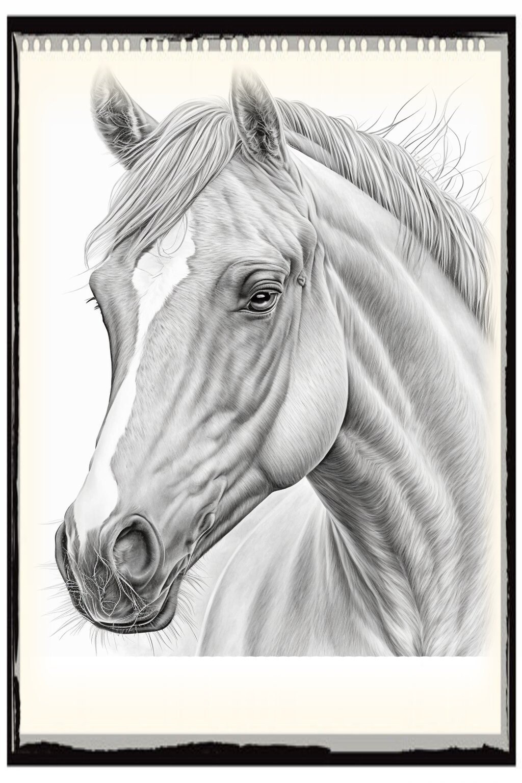 Horse Coloring Pages, Horse Coloring Sheet, Horse Coloring Book - Etsy