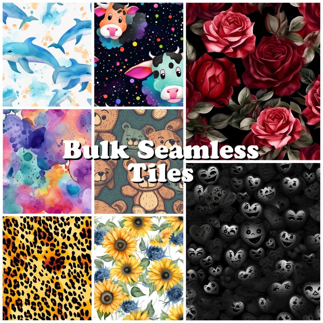10 Seamless Tile Packs for 40% Less. Bulk Order and Save! - Etsy
